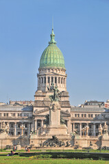 Capitol of Buenos Aires Congress in Argentina 