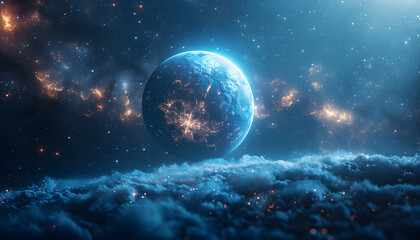 Obraz premium space background