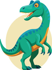 Prehistoric Animal Tyrannosaurus Cartoon-