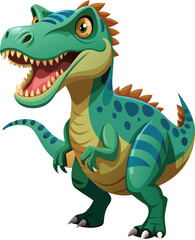 Prehistoric Animal Tyrannosaurus Cartoon-
