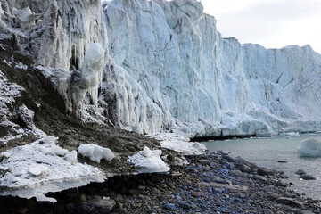 Norway. The landscapes of Svalbard in Springtime