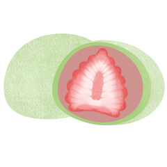 Strawberry daifuku
