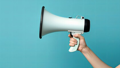 A person is holding a microphone and making a loud noise