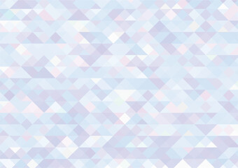 三角形のモザイクキラキラ背景（紫）
