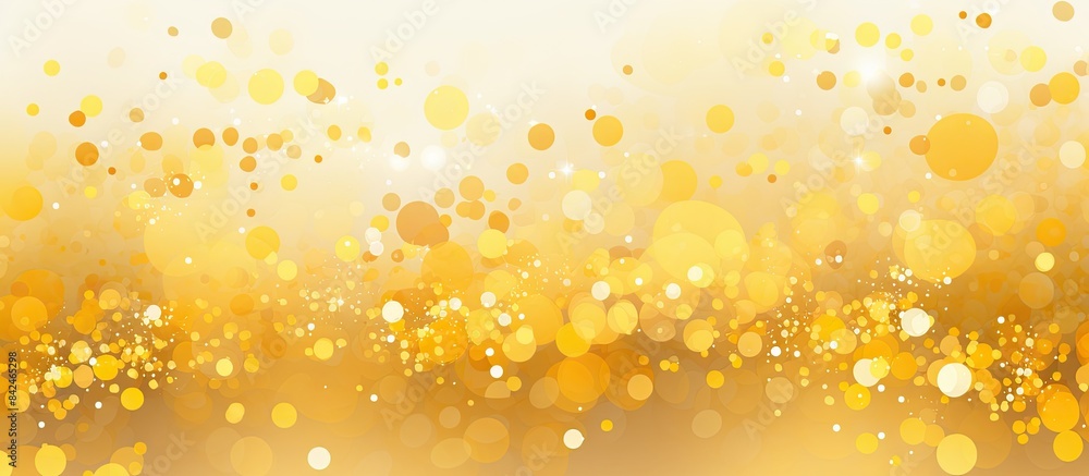 Poster japanese paper in gold color creating a backdrop with empty space for images. copy space image. plac