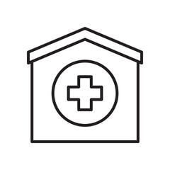 Obraz premium Hospital Icon