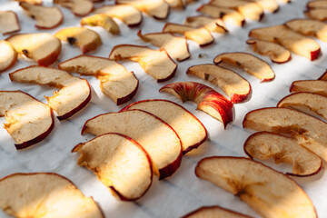 homemade dried apples