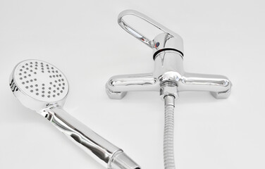 Water mixers are made of stainless steel and chrome steel