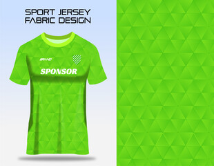 Sport jersey uniform. Fabric textile pattern Design for soccer football, badminton, volleyball, tennis, cycling, and e-sport club. Sublimation fabric printing design