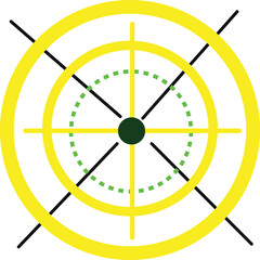Gun Shooting Target vector