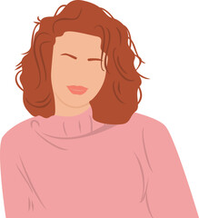 Aesthetic Women Illustration Element