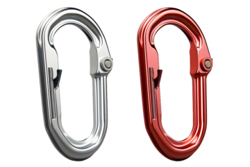 Shimmering Silver Serenade: A Pair of Carabine Carabines on White or PNG Transparent Background.