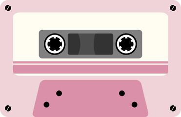 Fototapeta premium Cassette Groovy Retro Element