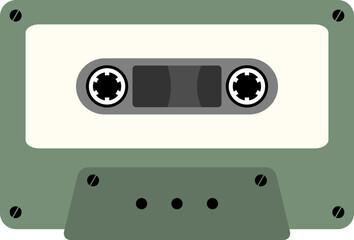 Cassette Groovy Retro Element