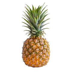 Fototapeta premium Pineapple isolated on transparent background, PNG 