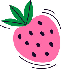 Strawberry Hand Drawn