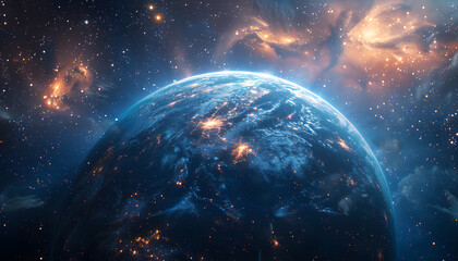 Obraz premium space background