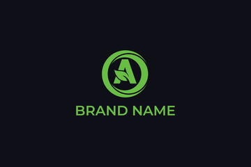 letter A and leaf icon logo, letter AC and leaf icon logo, letter AC natural logo, logomark