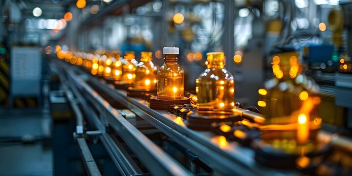 Factory offers quick ondemand manufacturing services minimizing waste and meeting customer demands. Concept On-Demand Manufacturing, Minimizing Waste, Customer Demands, Efficient Production