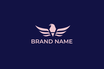 flying hawk logo, falcon wings logo, phoenix bird logo, flying phoenix logo, logomark