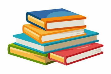 Books on White Background,#Books, #WhiteBackground, #BookStack, 