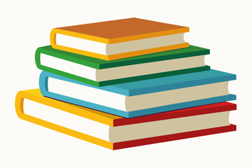 Books on White Background,#Books, #WhiteBackground, #BookStack, 
