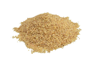 A pile of barley grain ready for cooking.