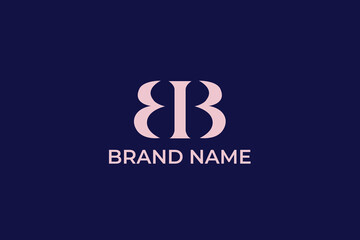 letter B corporate company logo, letter BI logo, logomark
