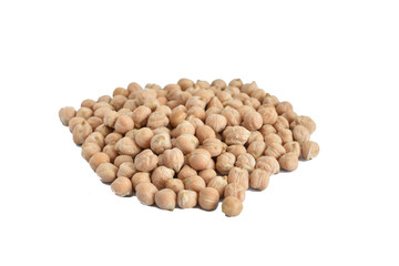 In the photo, chickpeas, large peas grown in Uzbekistan, lie in a heap. Background PNG