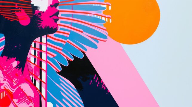 Illustration featuring a metaphysical never-ending fractal