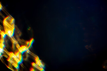 Multicolored highlights. for overlay to create a festive, vibrant effect