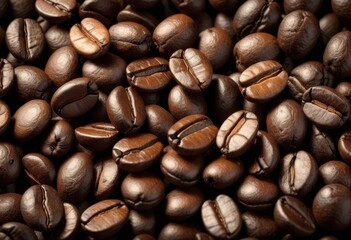 a pile of roasted coffee beans