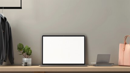 A Desktop Computer On A Desk.