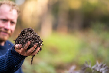 climate change effects soil, studying soil health and life, in national park forests and in agriculture in australia