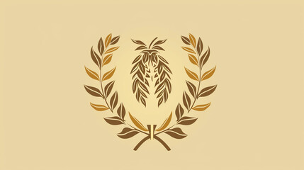 Fototapeta premium I imagine an image of a vintage grunge frame and background with floral patterns and ink splashes, suitable for various designs and decorations