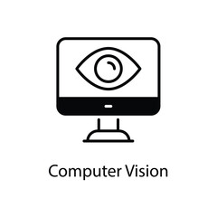 Computer Vision vector icon