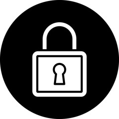 Vector Design Locked Icon Style