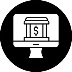 Vector Design Online Banking Icon Style