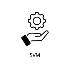 SVM vector icon