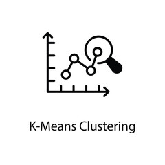 K-Means Clustering vector icon