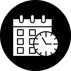 Vector Design Schedule Icon Style