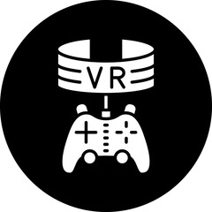 Vector Design Vr Game Icon Style