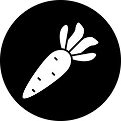 Vector Design Carrots Icon Style