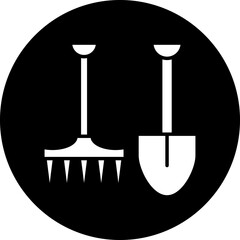 Vector Design Gardening Tools Icon Style