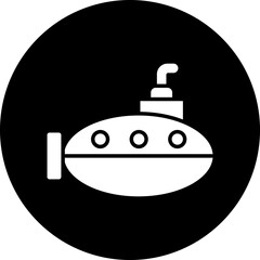 Vector Design Submarine Icon Style