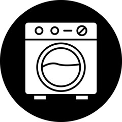 Vector Design Washing Machine Icon Style