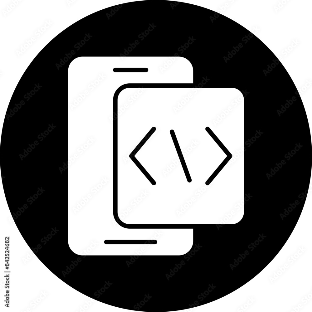 Poster vector design app development icon style
