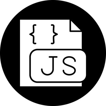 Vector Design Javascript File Icon Style