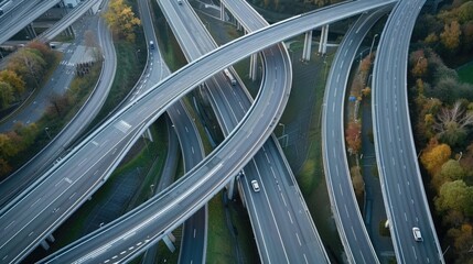 Fototapeta premium road elevated highways and bridges representing modern infrastructure