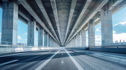 road elevated highways and bridges representing modern infrastructure